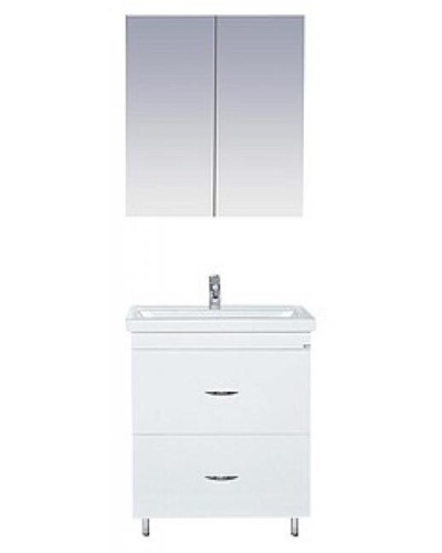 Фостер - 70 Тумба напольная с 2 ящ. белая