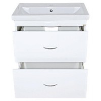 Фостер - 70 Тумба напольная с 2 ящ. белая