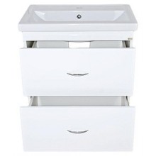 Фостер - 70 Тумба напольная с 2 ящ. белая