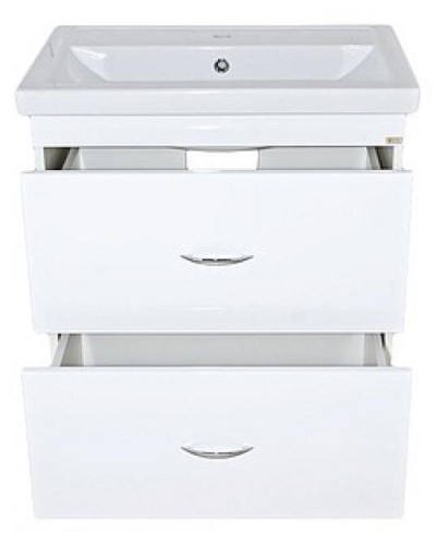 Фостер - 70 Тумба напольная с 2 ящ. белая