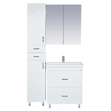 Фостер - 70 Тумба напольная с 2 ящ. белая