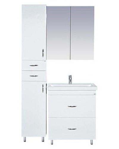 Фостер - 70 Тумба напольная с 2 ящ. белая