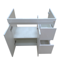 Фостер - 80 Тумба напольная с 2 ящ. "правое крыло" белая