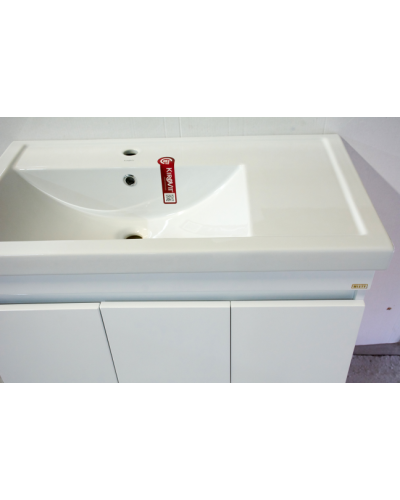 Фостер - 80 Тумба напольная с 2 ящ. "правое крыло" белая