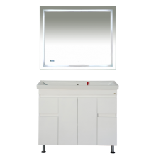 Фостер -100 Тумба напольная с 2 ящ. белая