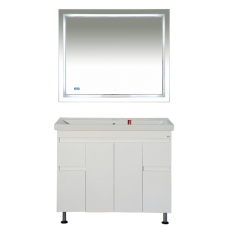 Фостер -100 Тумба напольная с 2 ящ. белая