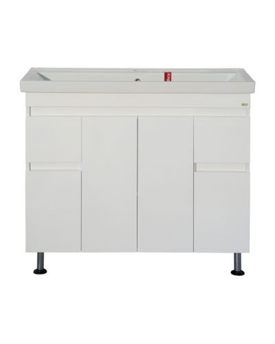 Фостер -100 Тумба напольная с 2 ящ. белая