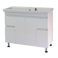 Фостер -100 Тумба напольная с 2 ящ. белая