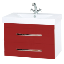 Эмилия -90 Тумба подвесная красная