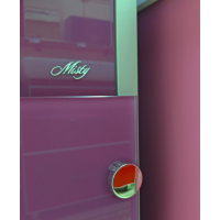 Эмма - 85 Тумба прямая сиреневая