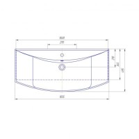 Эмма -105 Тумба прямая сиреневая