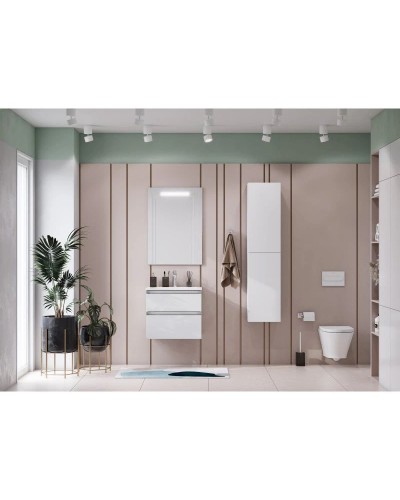 Тумба белый глянец 58,5 см Roca The Gap 857550806