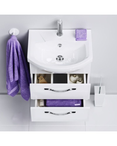 Тумба под раковину Aqwella Аллегро 65 Agr.01.06/3 Белая