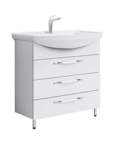 Тумба под раковину Aqwella Аллегро 85 Agr.01.08/3 Белая