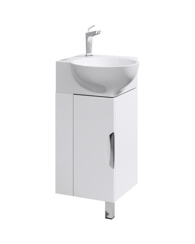 Тумба под раковину Aqwella Рио 45 Rio.01.04 угловая Белая