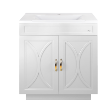 Амбра - 65 тумба прямая белая