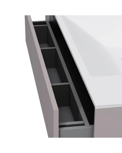 Тумба под раковину серый матовый 100,8 см Am.Pm Inspire 2.0 M50AFHX1003EGM