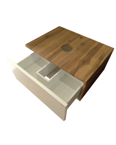 Ива - 60 Тумба подвесная комбинированная 1 ящ. О