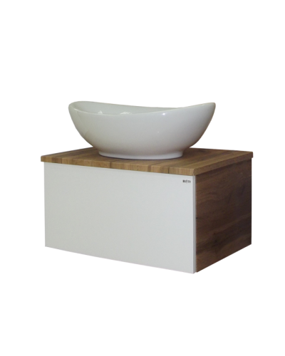 Ива - 60 Тумба подвесная комбинированная 1 ящ. О