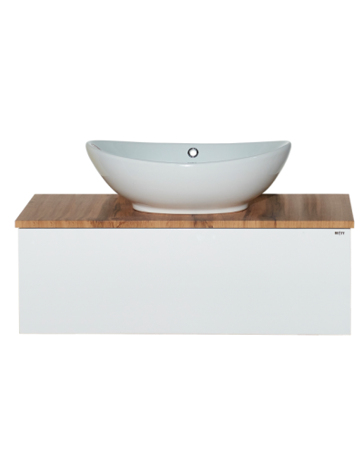 Ива - 90 Тумба подвесная комбинированная 1 ящ. О