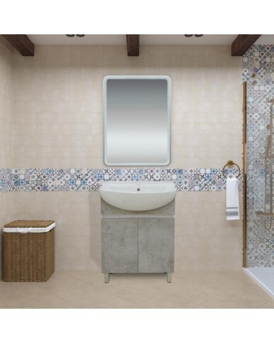 Ультра - 60 тумба напольная прямая бетон О