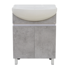 Ультра - 60 тумба напольная прямая бетон О