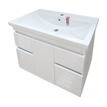 Фостер - 80 Тумба напольная с 2 ящ. белая О