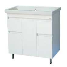 Фостер - 80 Тумба напольная с 2 ящ. белая О