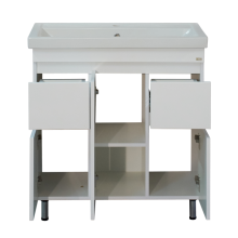 Фостер - 80 Тумба напольная с 2 ящ. белая О