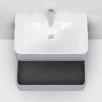 Тумба серый шелк глянец 80 см Am.Pm Sensation M30FHX0802FG