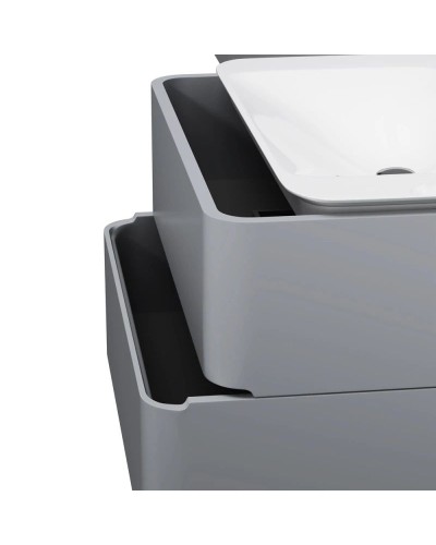 Тумба серый шелк глянец 80 см Am.Pm Sensation M30FHX0802FG