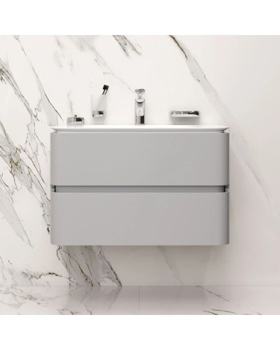 Тумба серый шелк глянец 80 см Am.Pm Sensation M30FHX0802FG