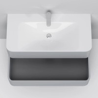 Тумба серый шелк глянец 100 см Am.Pm Sensation M30FHX1002FG