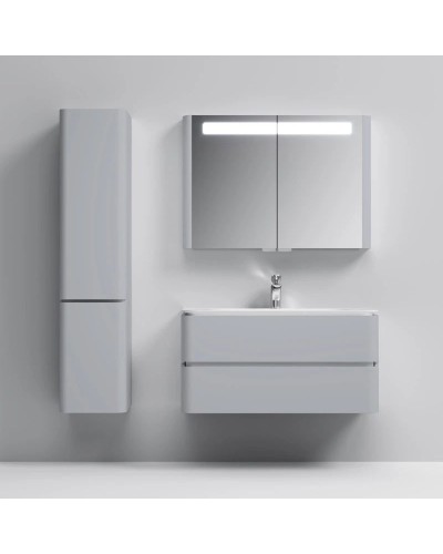 Тумба серый шелк глянец 100 см Am.Pm Sensation M30FHX1002FG