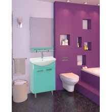 Джулия - 65 Тумба прямая голубая О