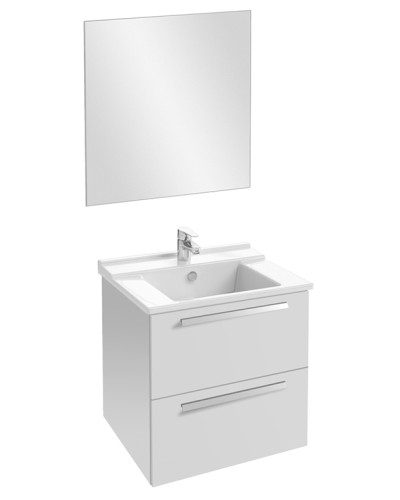 Тумба под раковину Jacob Delafon Struktura EB1276-N18 57 подвесная Белая