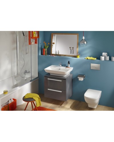 Тумба под раковину Jacob Delafon Struktura EB1276-N18 57 подвесная Белая