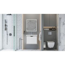 Тумба белый/графит 59,3 см Velvex Rigli tpRIG.60.1Y-21.631.231