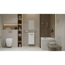 Тумба белый матовый 38,5 см Velvex Estea tpEST.40.1D-233