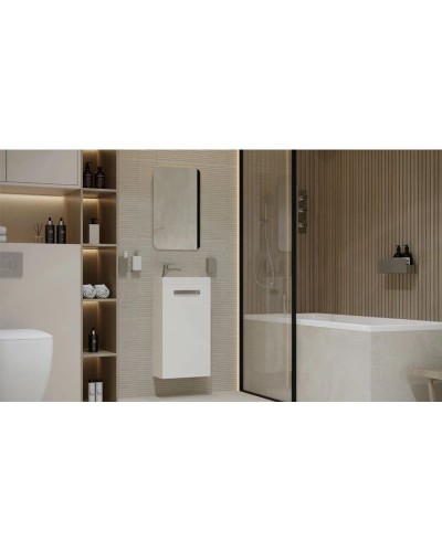 Тумба белый матовый 38,5 см Velvex Estea tpEST.40.1D-233