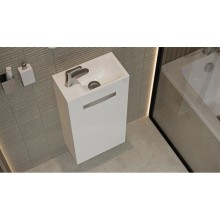 Тумба белый матовый 38,5 см Velvex Estea tpEST.40.1D-233