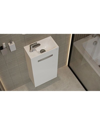 Тумба белый матовый 38,5 см Velvex Estea tpEST.40.1D-233