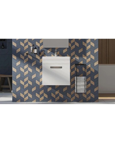 Тумба белый матовый 49,3 см Velvex Estea tpEST.50.1Y-233