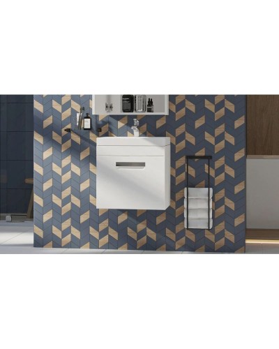 Тумба белый матовый 49,3 см Velvex Estea tpEST.50.1Y-233