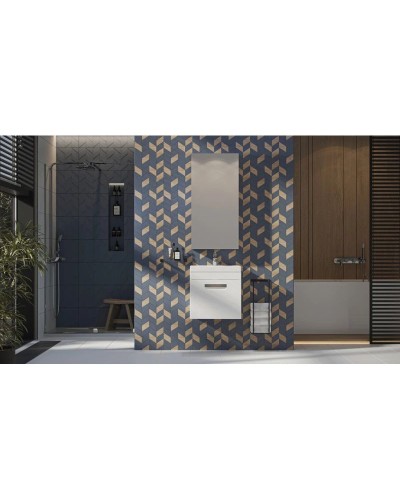 Тумба белый матовый 49,3 см Velvex Estea tpEST.50.1Y-233