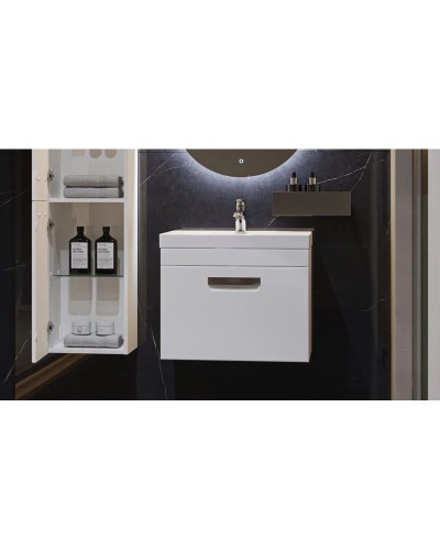 Тумба белый матовый 59,3 см Velvex Estea tpEST.60.1Y-233