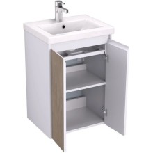 Тумба белый матовый/шатанэ 48,9 см Velvex Klaufs tpKLA.50.2D-617.216