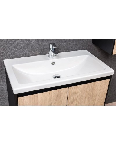 Тумба черный матовый/шатанэ 78,9 см Velvex Klaufs tnKLA.80.2D.1Y-617.217