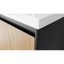 Тумба черный матовый/шатанэ 88,3 см Velvex Klaufs tnKLA.90.2Y.NEW-617.217