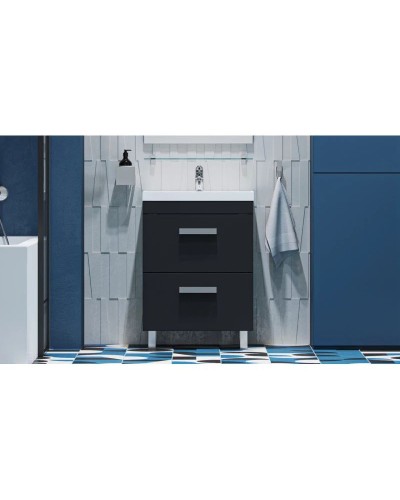 Тумба графит 59,5 см Velvex Orlando tnORL.60-232